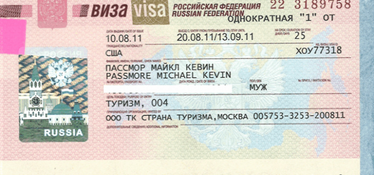 một số thủ tục visa nhập cảnh du lịch nga nên biết!