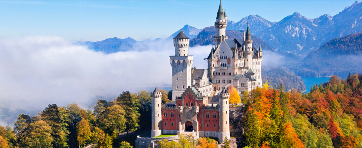 Khám phá lâu đài Neuschwanstein nước Đức khi đi du lịch Châu Âu