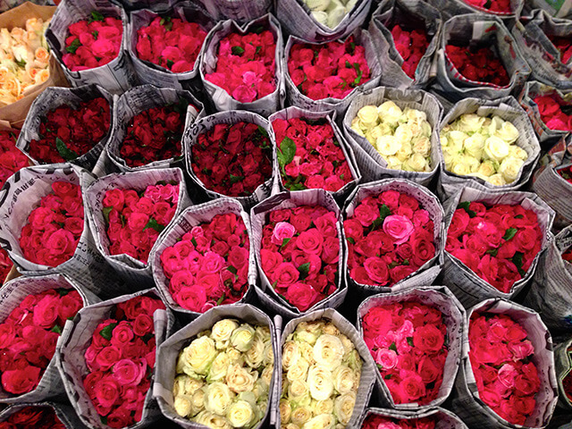 Khám phá chợ hoa Pak Klong Talad trong tour Thái Lan