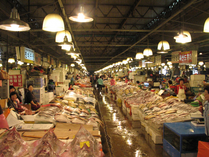khám phá 3 khu chợ hải sản nổi tiếng nhất ở hàn quốc