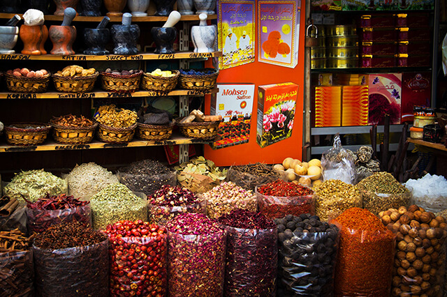 ghé thăm chợ gia vị spice souk trong tour du lịch dubai