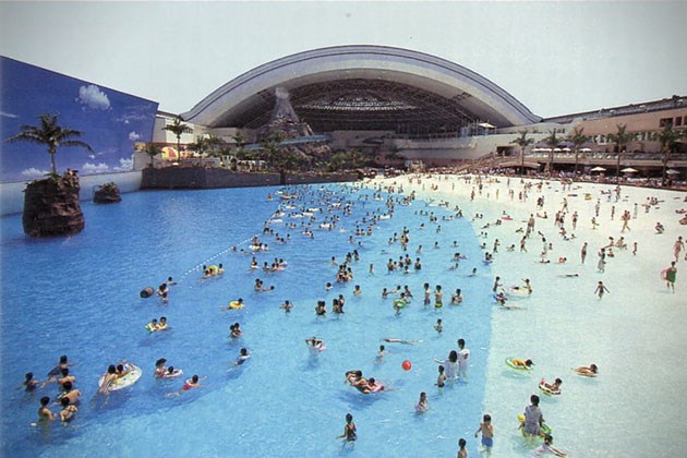 Khám Phá Bãi Biển Nhân Tạo Seagaia Ocean Dome ở Nhật Bản