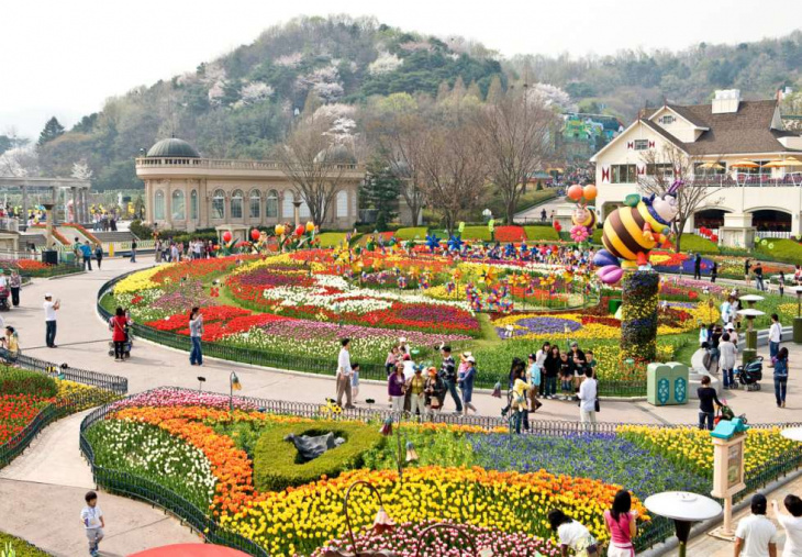 Khám phá công viên Everland giải trí lớn nhất Hàn Quốc
