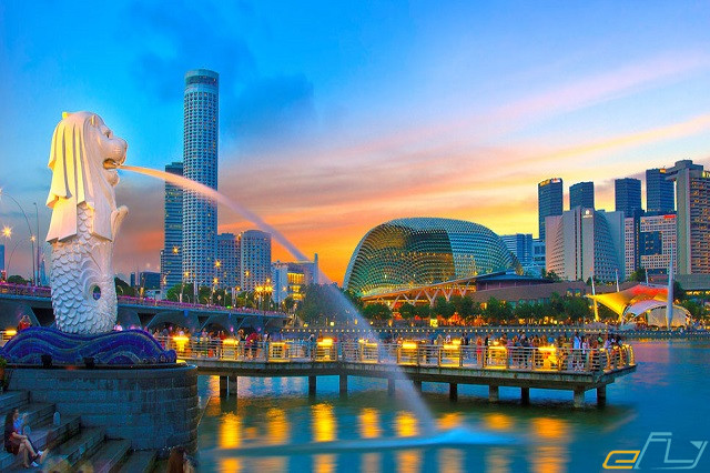 Ghé thăm Công viên sư tử biển Merlion Park – biểu tượng của Singapore