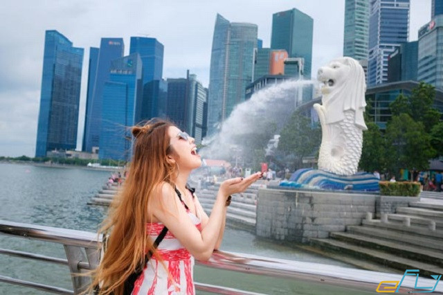 ghé thăm công viên sư tử biển merlion park – biểu tượng của singapore