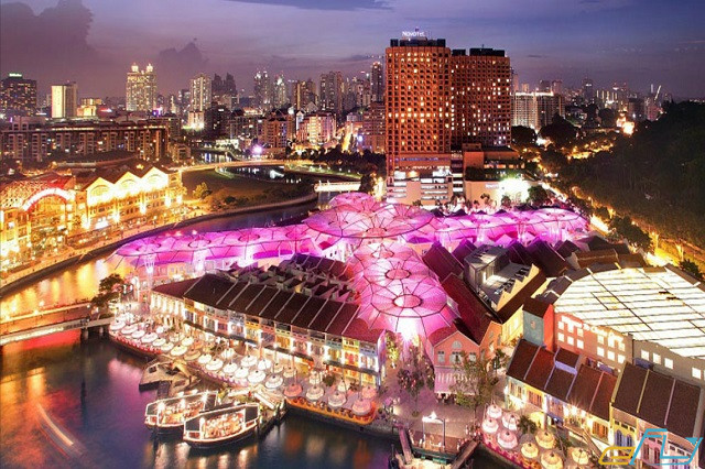 điểm du lịch clarke quay singapore có gì thú vị?