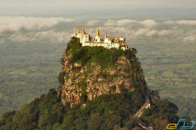 Núi Popa – huyền thoại ngọn núi thiêng đẹp hút hồn ở Myanmar