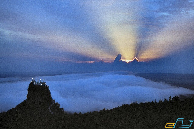 núi popa – huyền thoại ngọn núi thiêng đẹp hút hồn ở myanmar