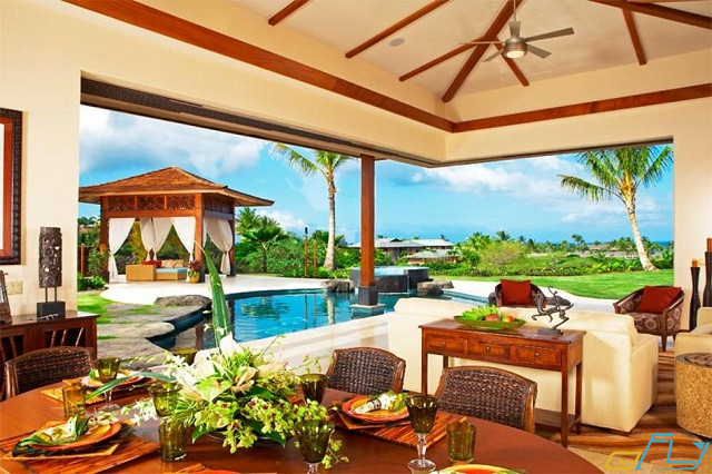 khách sạn, tập hợp các khách sạn ở Hawaii bên bờ biển xinh đẹp