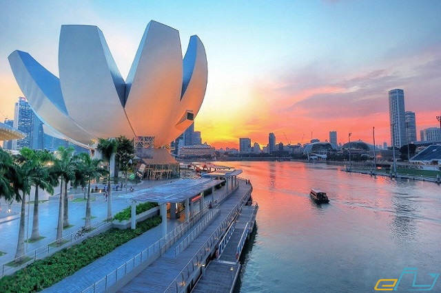 vẻ đẹp của bảo tàng khoa học nghệ thuật singapore