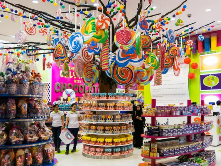 bạn biết gì về cửa hàng kẹo candylicious ở dubai mall?