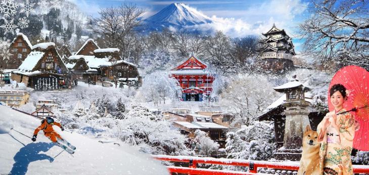 Du lịch Nhật Bản tháng 12 – khám phá mùa đông lạnh giá!