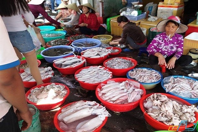ghé thăm những chợ hải sản tươi sống nổi tiếng tại đà nẵng