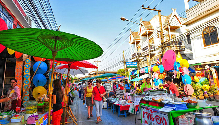 Khám phá những địa điểm mua sắm giá rẻ ở Chiang Mai khi đi tour Thái Lan