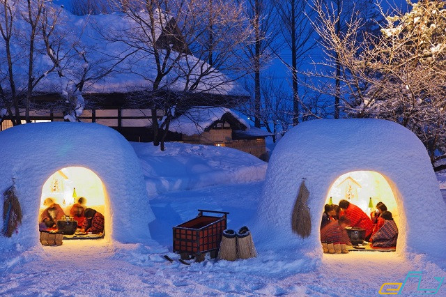 những nét độc đáo của yokote kamakura – lễ hội nhà tuyết nhật bản