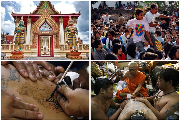 Khám phá sự độc đáo của lễ hội xăm mình Wat Phra Bang ở Thái Lan