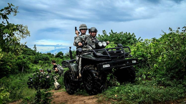 Trải nghiệm lái xe địa hình ATV và game bắn súng tại Hua Hin, Thái Lan