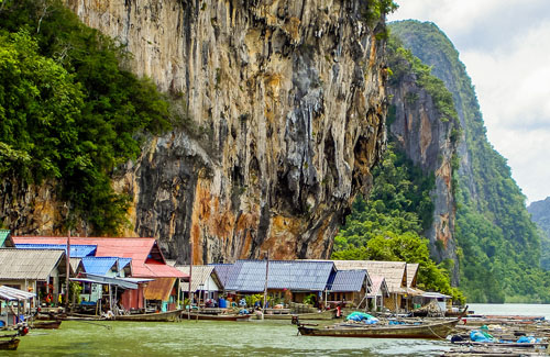 Ngôi làng nổi đẹp nhất ở Thái Lan