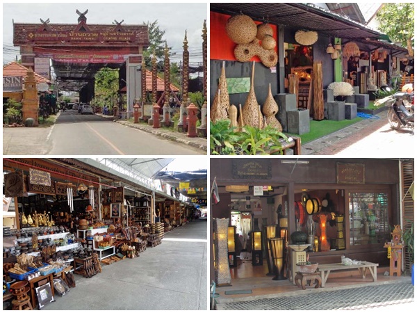 Làng nghề chạm khắc gỗ Baan Tawai - điểm du lịch văn hóa ở Thái Lan