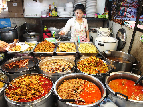 5 khu chợ ẩm thực ở Thái Lan