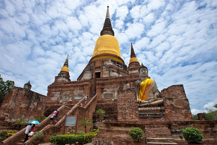 Wat Yai Chaimongkhon - điểm đến linh thiêng ở Thái Lan