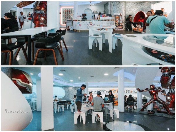 ẩm thực, thái lan, robot dessert cafe thailand, nơi chứa đầy mô hình tiền tỷ