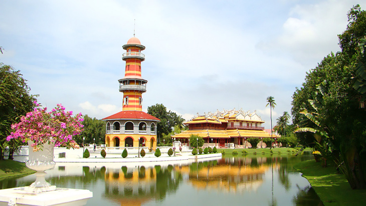 điểm đẹp, thái lan, du lịch thái lan tham quan cung điện bang pa-in