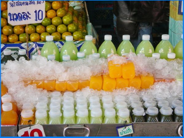 Nước ép trái cây - thức uống giải nhiệt cho ngày hè ở Thái Lan