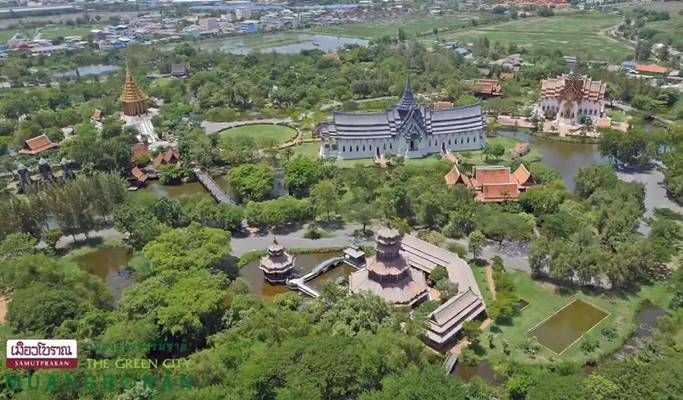 Trở về lịch sử ở Thành phố cổ đại Muang Boran, Thái Lan