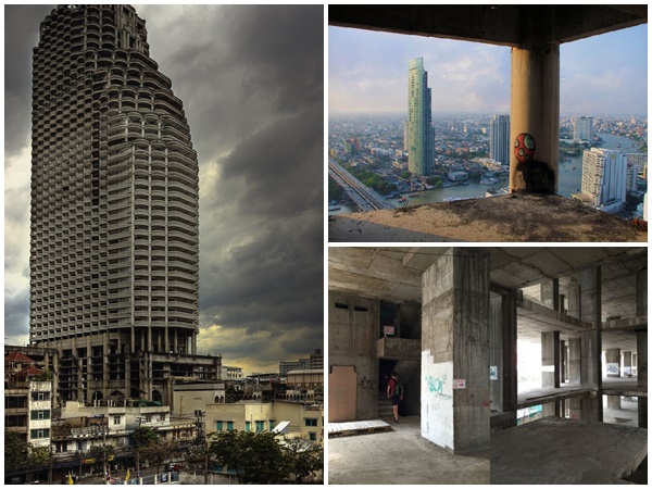 Khám phá “Tòa tháp ma” Sathorn Unique chọc trời ở Thái Lan