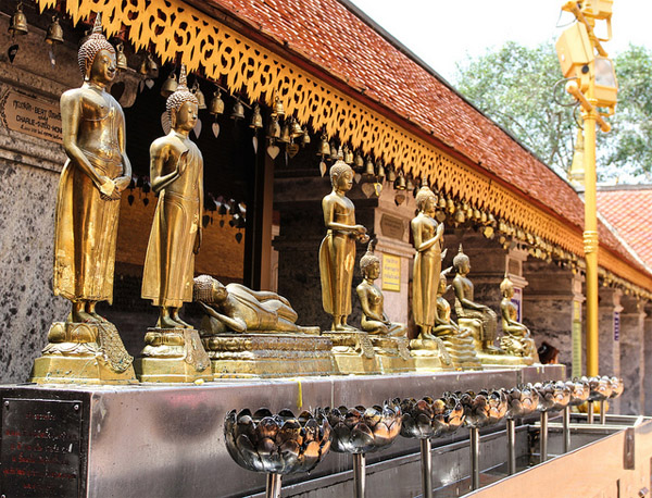 điểm đẹp, thái lan, du lịch thái lan thăm viếng chùa phrathat doi suthep linh thiêng