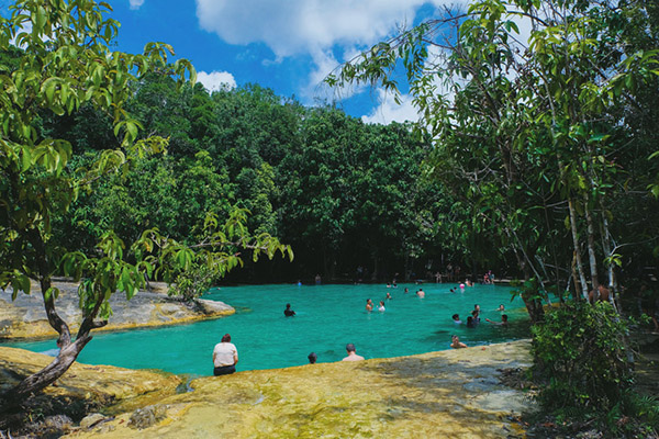 điểm đẹp, thái lan, vẻ đẹp của những hồ nước thần tiên ở rừng khlong thom, thái lan