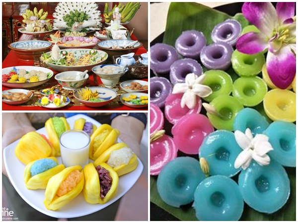 Màu sắc sặc sỡ và đa dạng trong các món ăn Thái Lan
