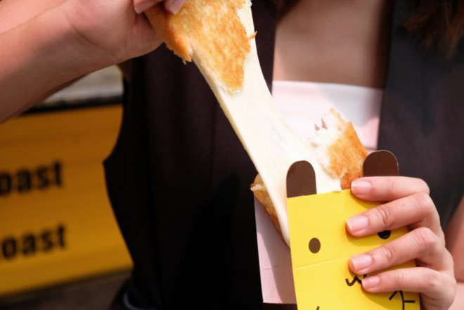 ẩm thực, thái lan, check-in với chiếc bánh mì phô mai hokkaido ở thái lan