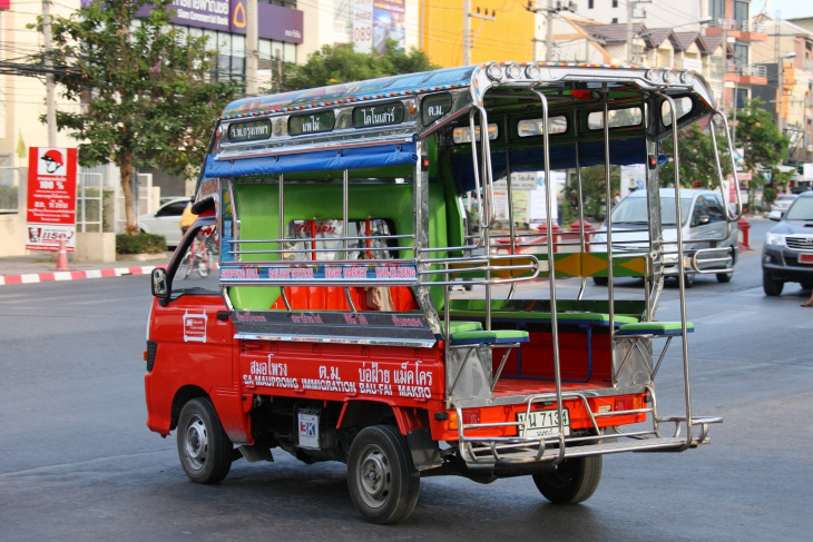 kinh nghiệm, thái lan, du lịch thái lan đáng để du khách trải nghiệm đi xe songthaew