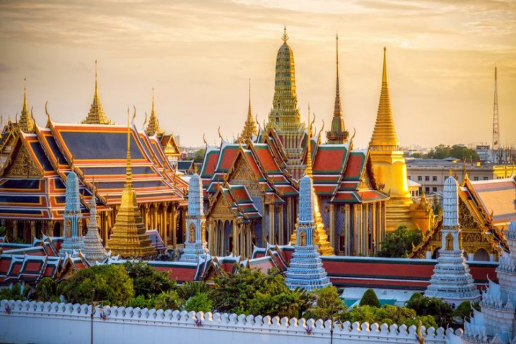 chùa phật ngọc wat phra kaew ở bangkok