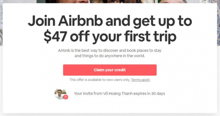 Hướng dẫn nhận coupon AirBnb 2020 có ngay 47$ để đặt phòng
