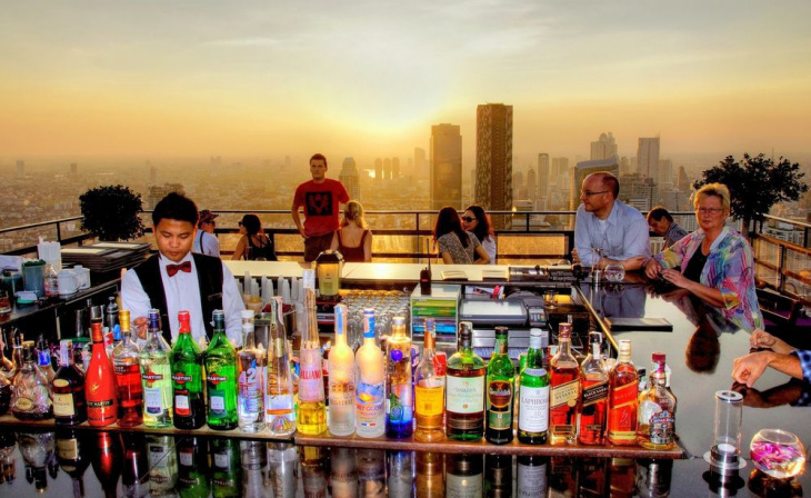 Top 20 Rooftop Bar tốt nhất Bangkok 2020