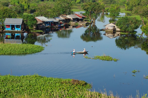 Đến Campuchia trải nghiệm du lịch ở Biển Hồ (Tonle Sap)