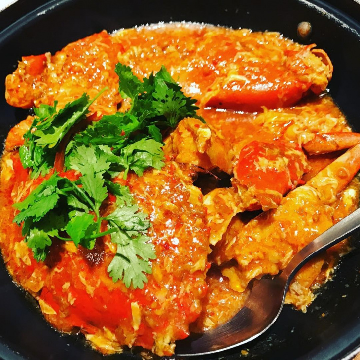 ẩm thực, cua sốt ớt singapore món ngon khó cưỡng lại