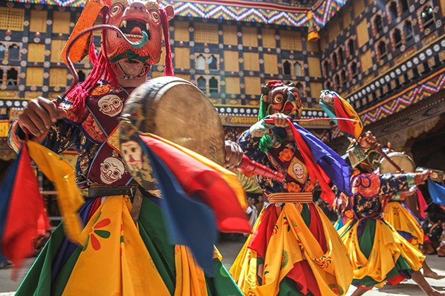 Mùa xuân Bhutan có lễ hội gì đặc sắc?