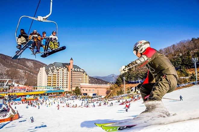 Điểm danh TOP 5 các khu trượt tuyết đẹp nhất ở Hàn Quốc
