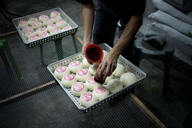 ẩm thực, trung quốc, tham gia lễ hội bánh bao ở cheung chau, hồng kông