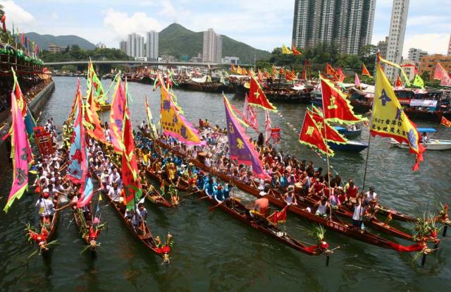 ẩm thực, trung quốc, hào hứng với lễ hội carnival thuyền rồng ở hồng kông