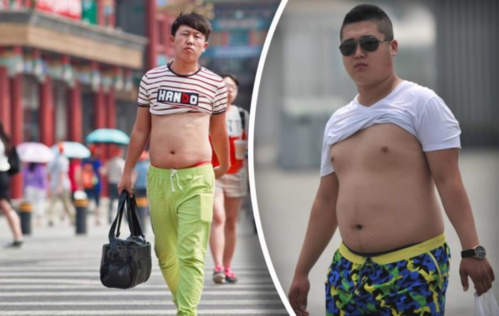 Chính quyền Tế Nam Trung Quốc cấm hành vi vén áo lộ bụng ngoài đường