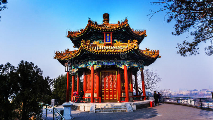 Tham quan Công viên Cảnh Sơn ở Bắc Kinh, Trung Quốc