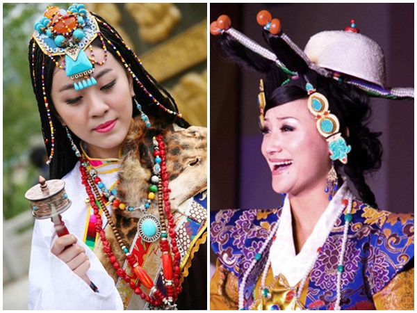 ẩm thực, trung quốc, vẻ đẹp trang phục của dân tộc tạng ở trung quốc