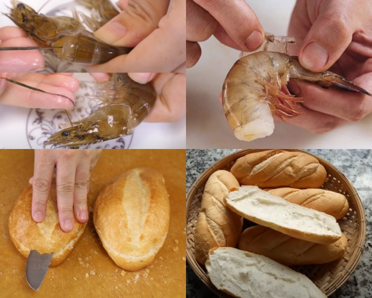 bữa sáng, bữa trưa, cách làm bánh mì chiên tôm giòn thơm ngay tại nhà