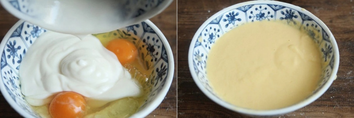bữa sáng, món bánh, học 2 cách làm bánh sữa chua trứng muối đơn giản