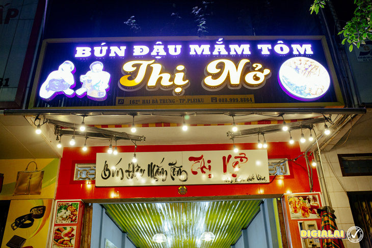 Bún đậu mắm tôm Thị Nở – Hương vị Hà Nội ở phố núi Pleiku